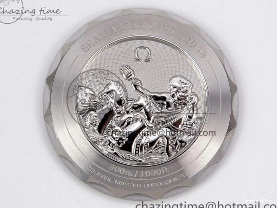 0101 Seamaster 300 Heritage VSF 1:1 Best Edition Blue Dial on SS Bracelet A8912 Super Clone Packable 7716